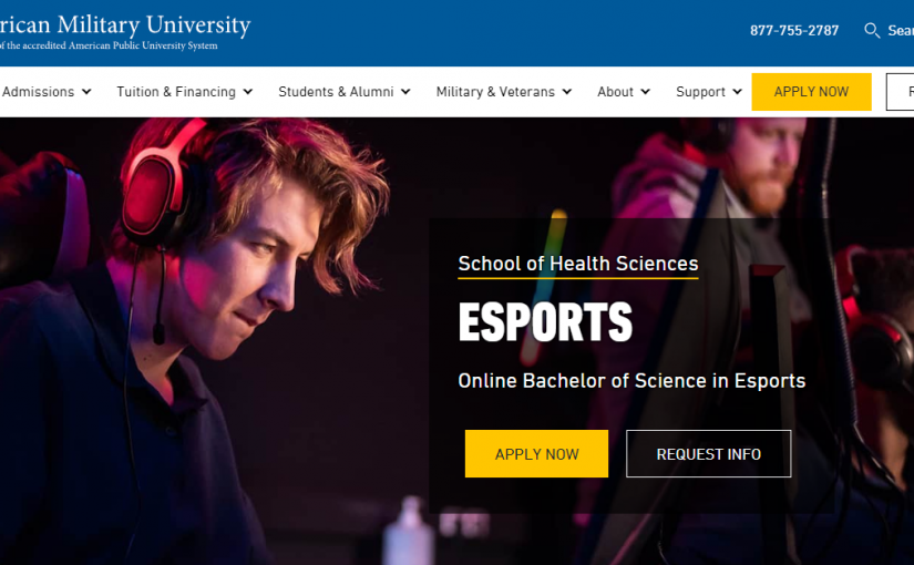 The US Military’s Bachelor’s Degree in Esports