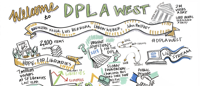 Graphic notes from DPLA West